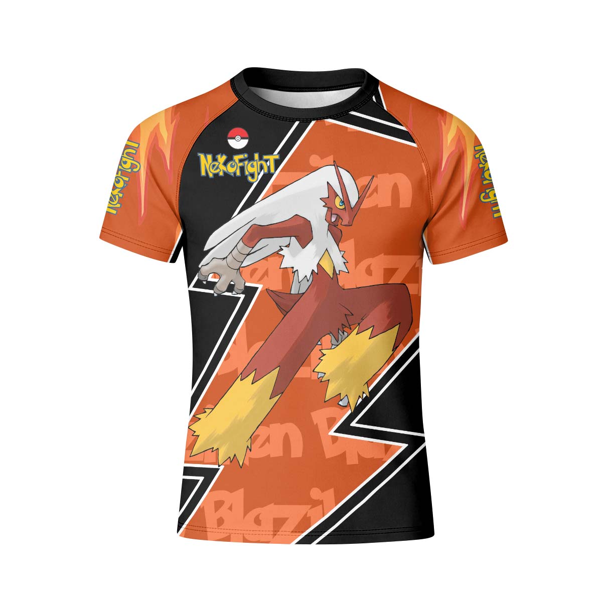 Pokemon Mega Blaziken Kid Rash Guard