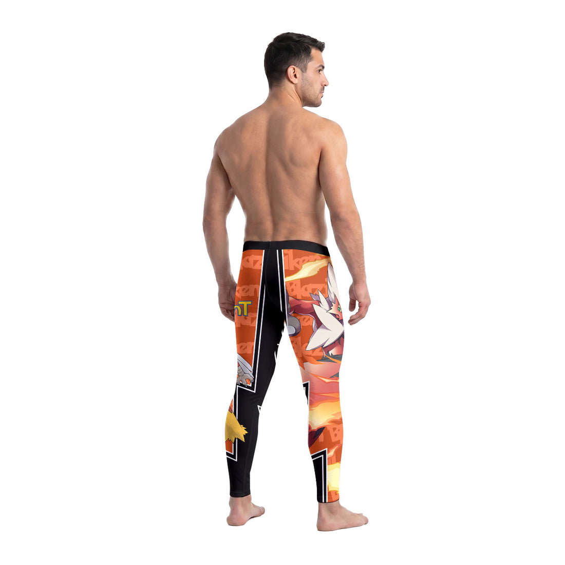  Pokemon Mega Blaziken Men's Compression Leggings
