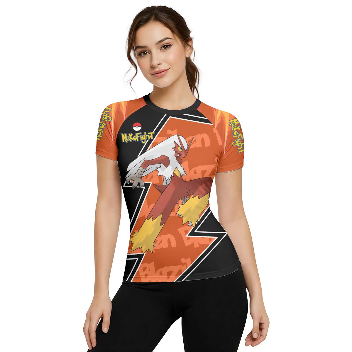 Pokemon Mega Blaziken Rash Guard