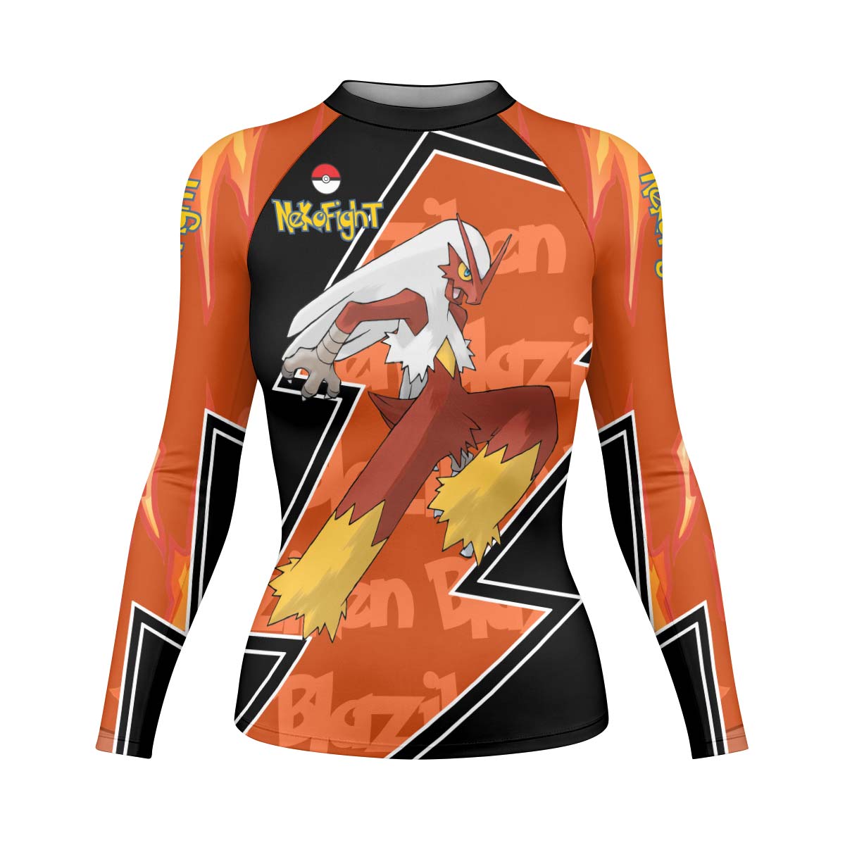 Pokemon Mega Blaziken Rash Guard