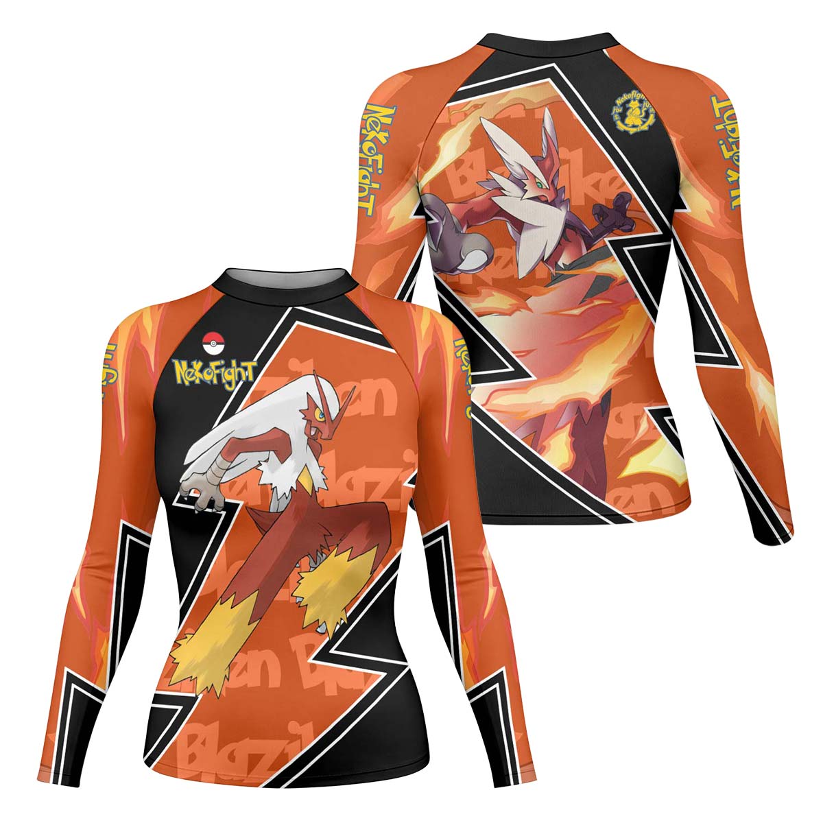 Pokemon Mega Blaziken Rash Guard