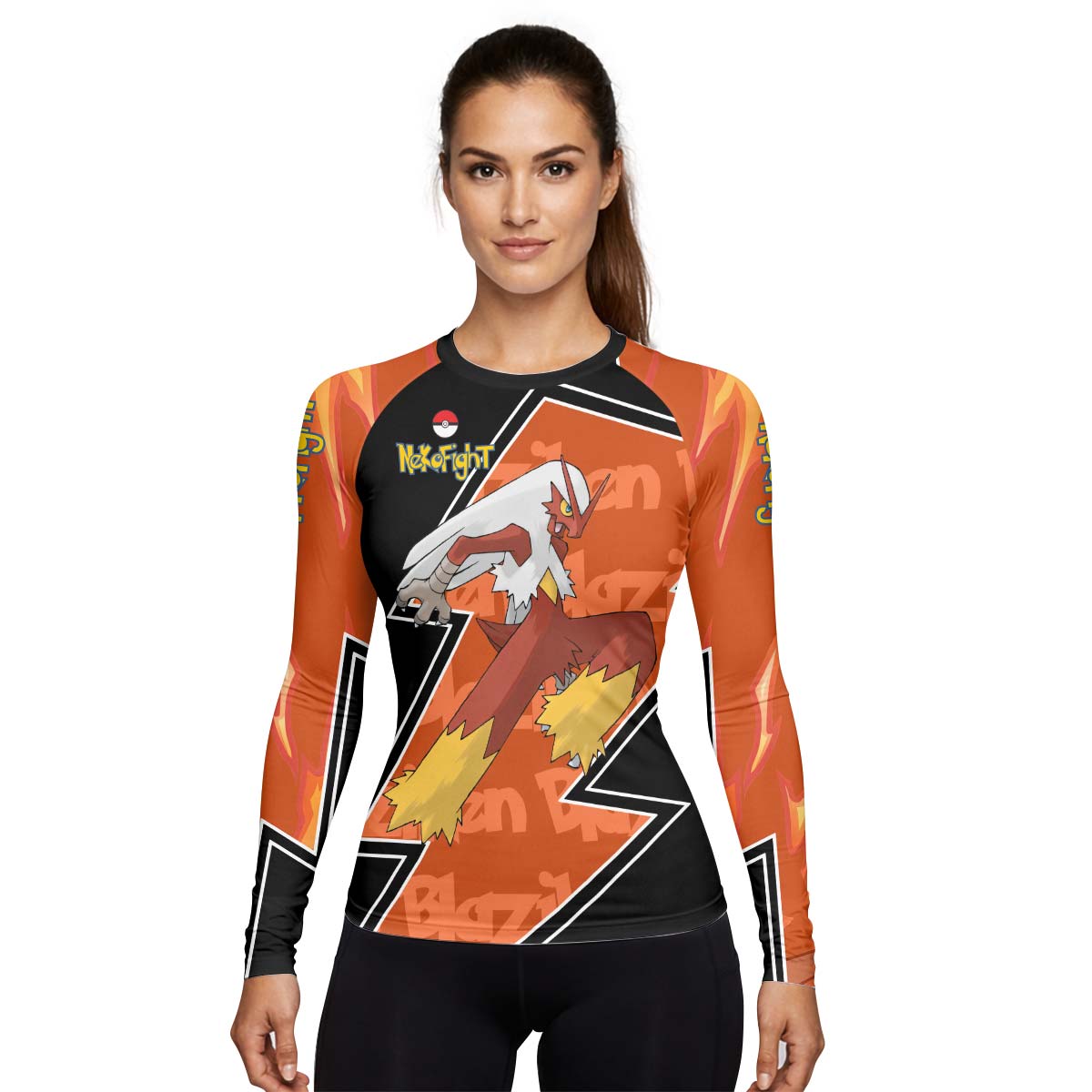 Pokemon Mega Blaziken Rash Guard