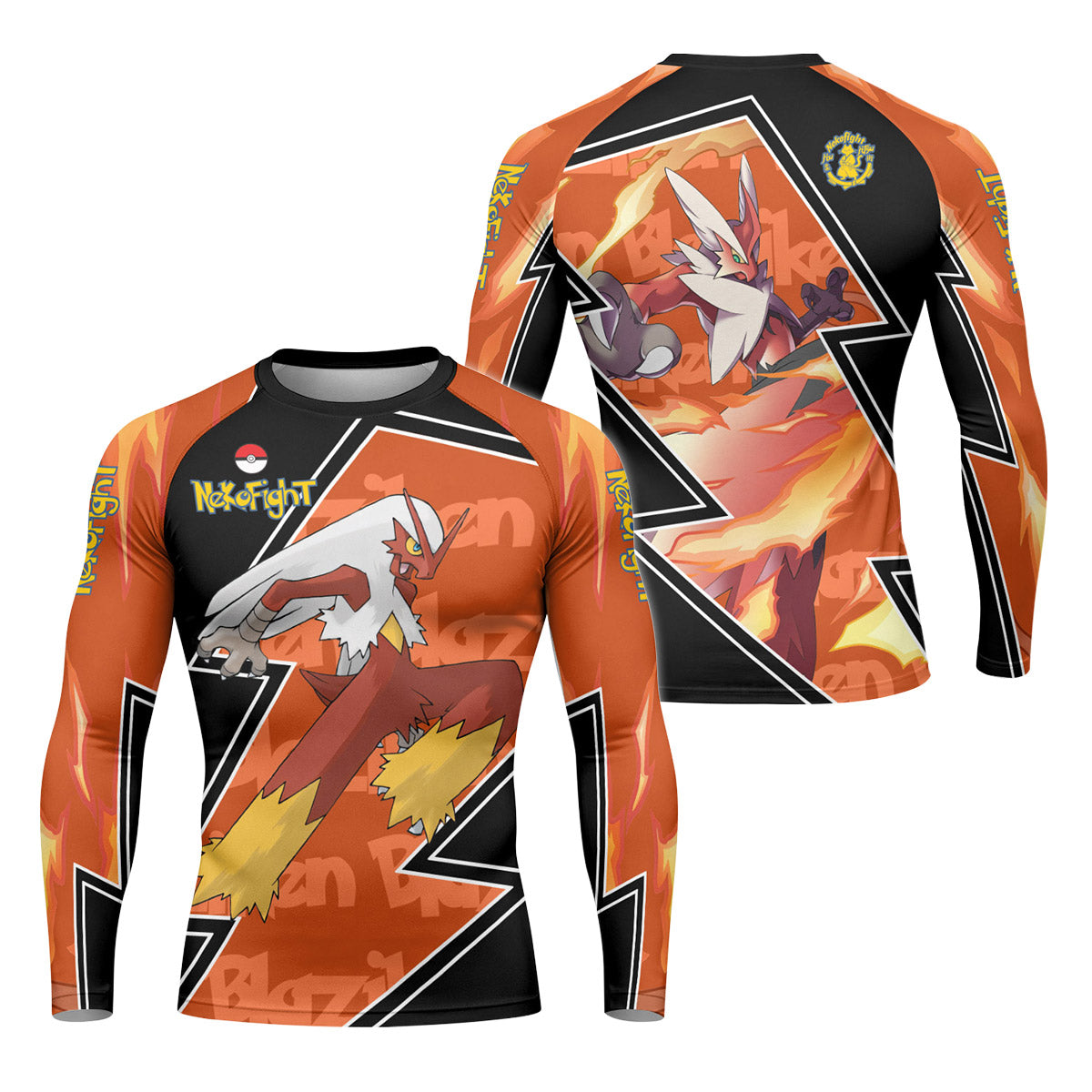 Pokemon Mega Blaziken Rash Guard
