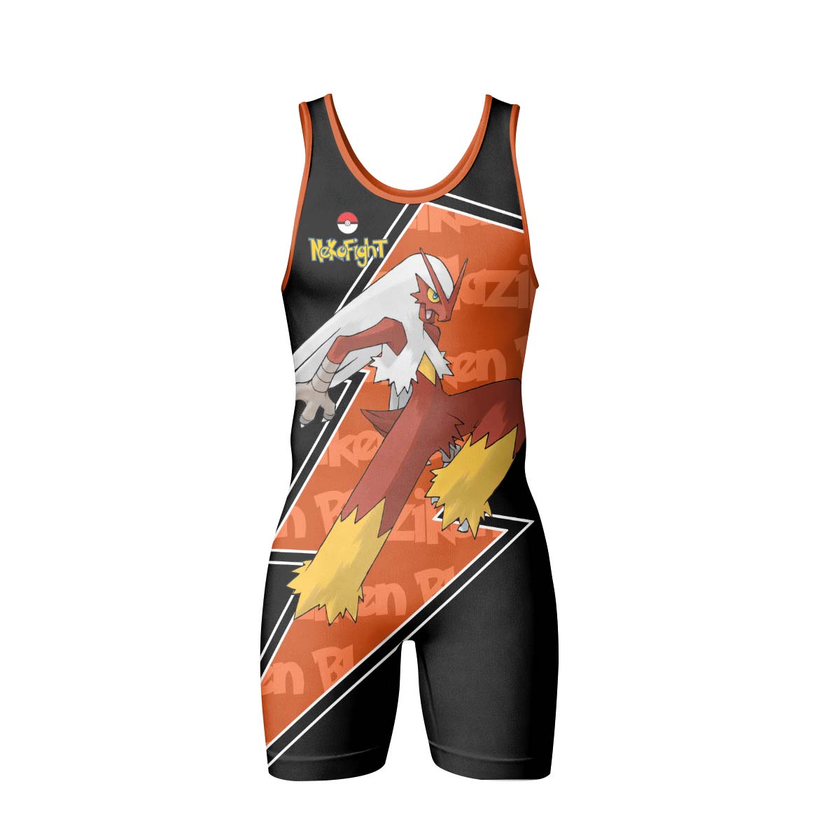 Pokemon Mega Blaziken Wrestling Singlet