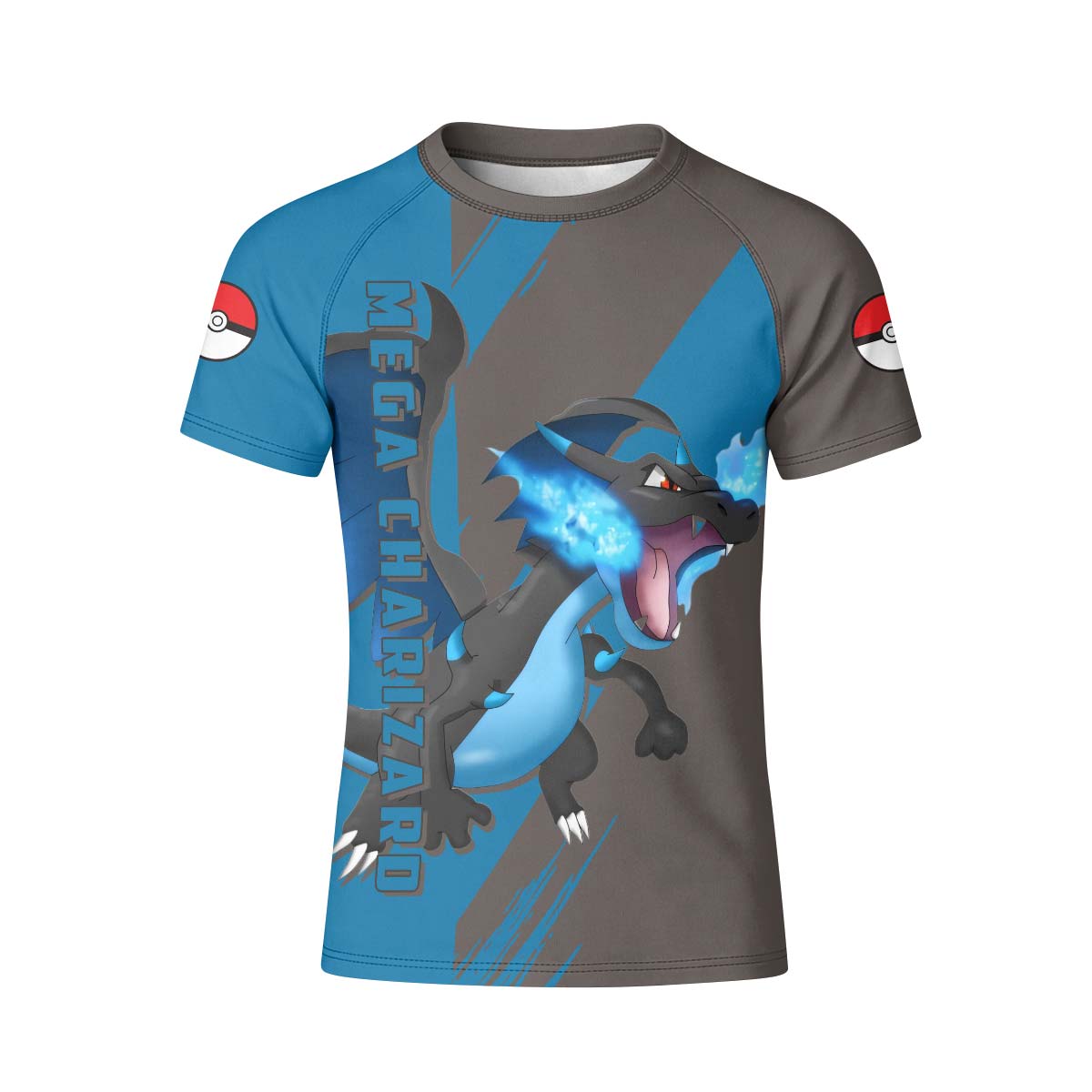 Pokemon Mega Charizard X Kid Rash Guard