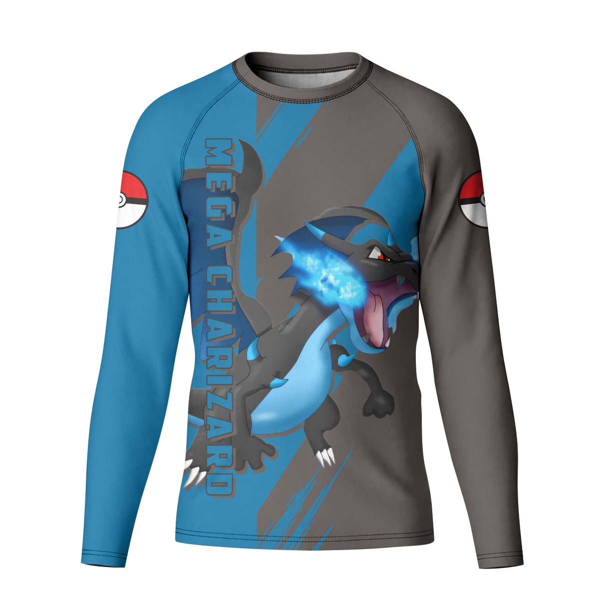 Pokemon Mega Charizard X Kid Rash Guard
