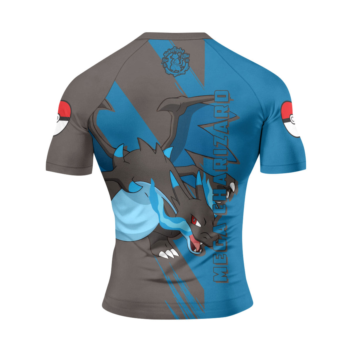 Pokemon Mega Charizard X Rash Guard