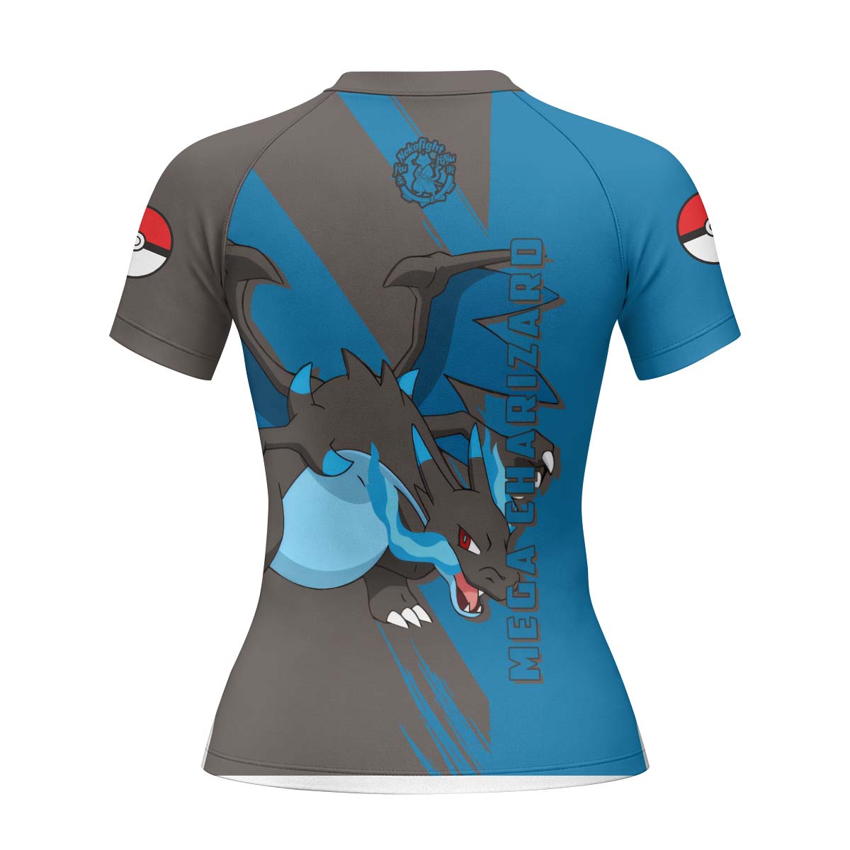 Pokemon Mega Charizard X Rash Guard