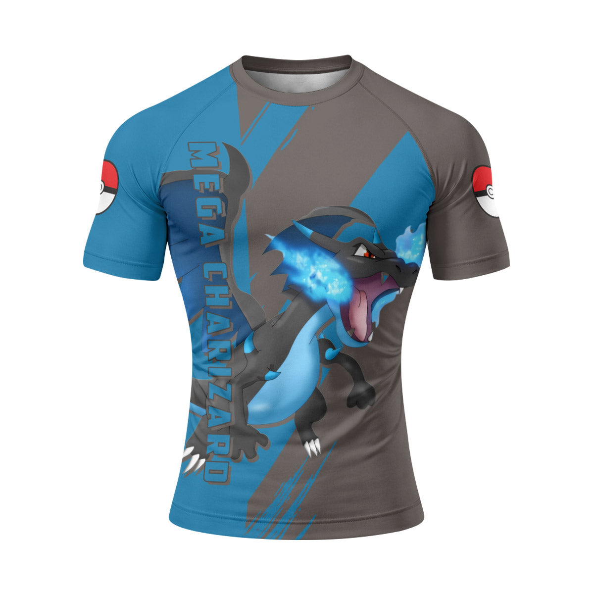 Pokemon Mega Charizard X Rash Guard