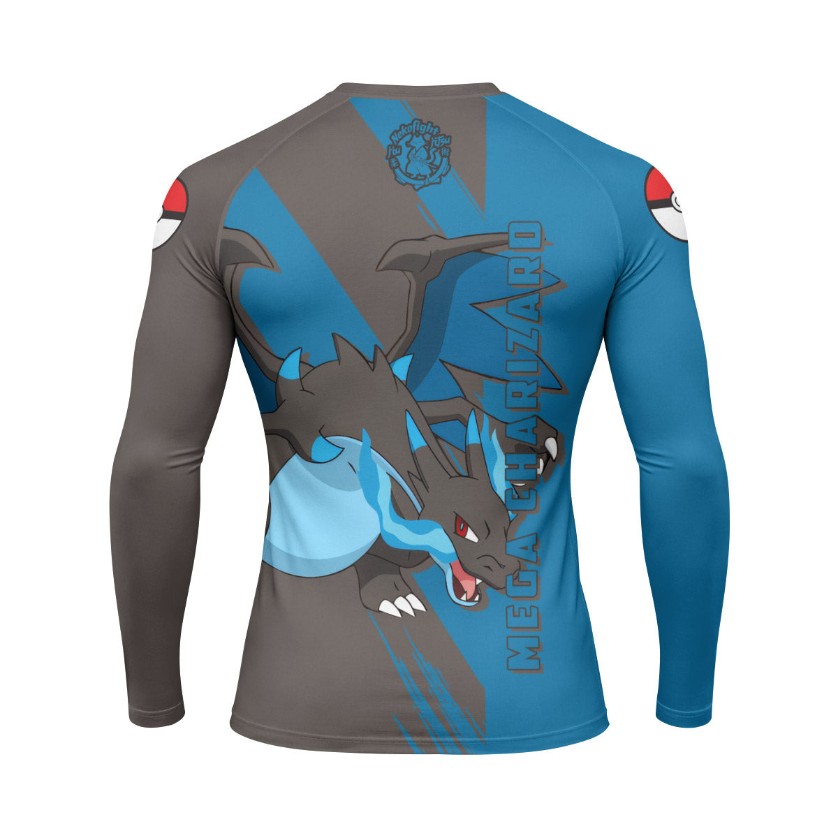 Pokemon Mega Charizard X Rash Guard