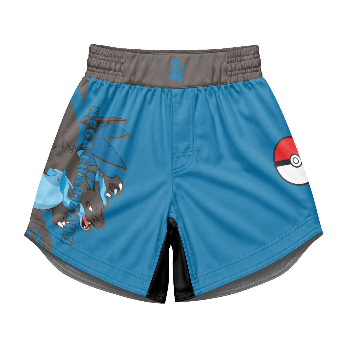 Pokemon Mega Charizard X Kids Grappling Shorts