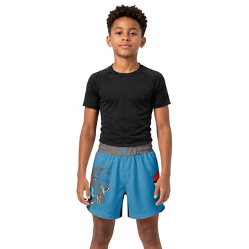 Pokemon Mega Charizard X Kids Grappling Shorts