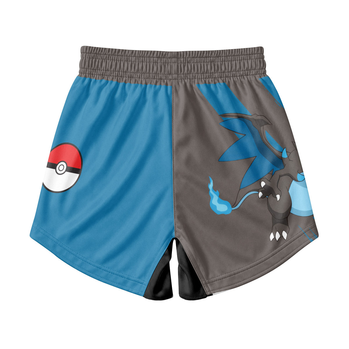 Pokemon Mega Charizard X Kids Grappling Shorts