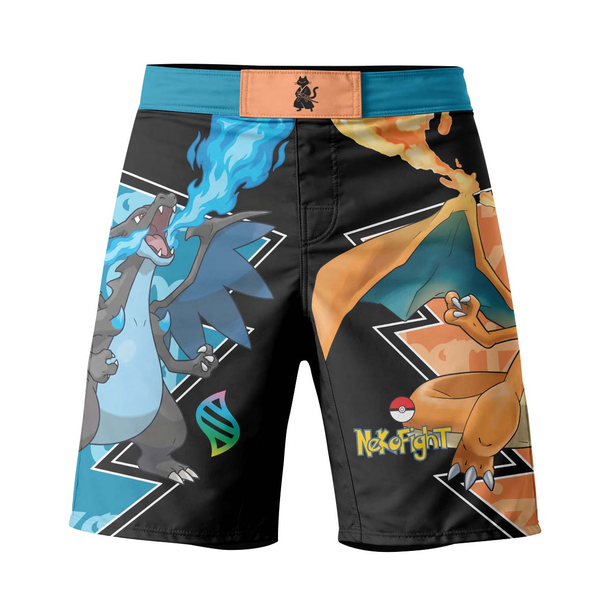 Pokemon Mega Charizard Fight Shorts