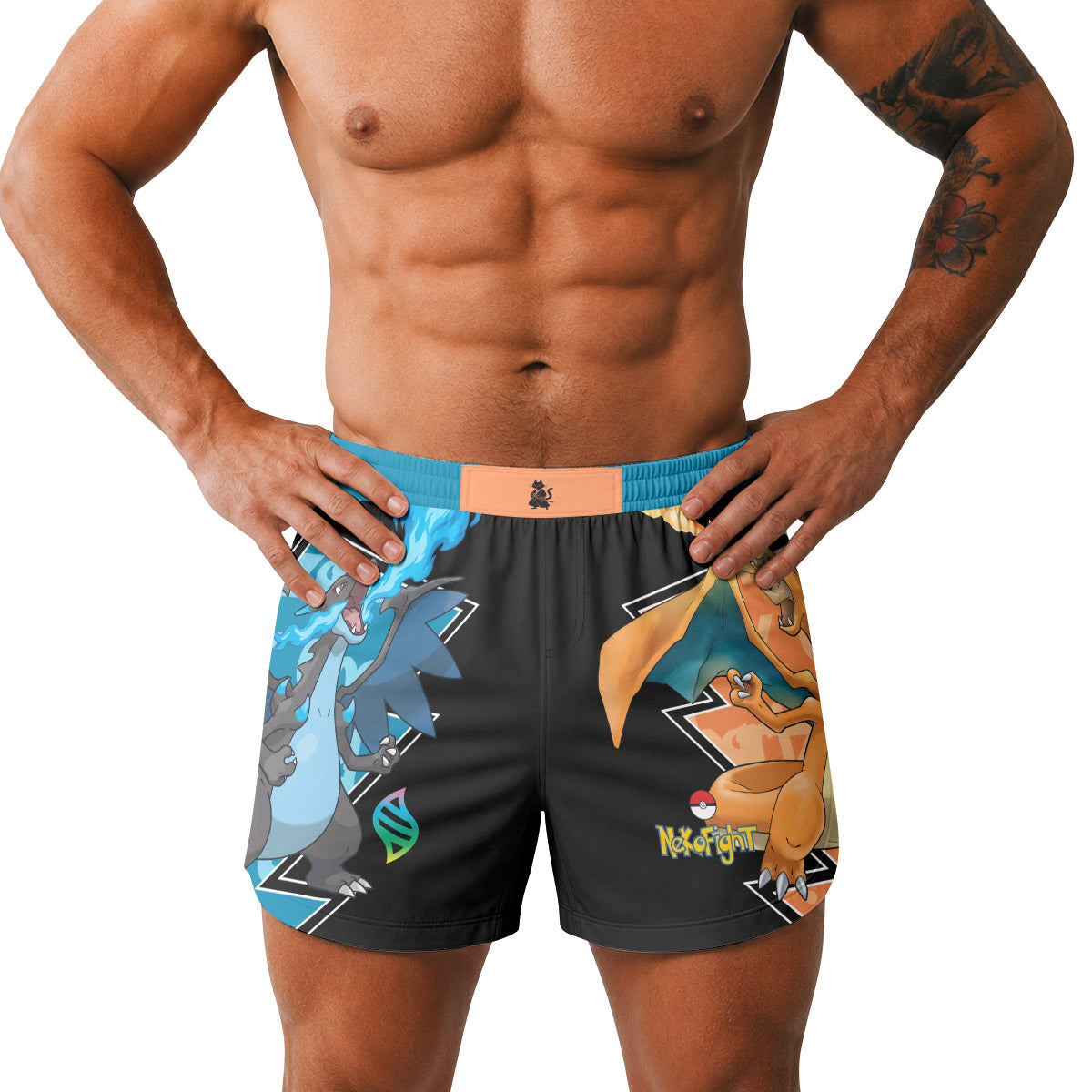Pokemon Mega Charizard Grappling Shorts