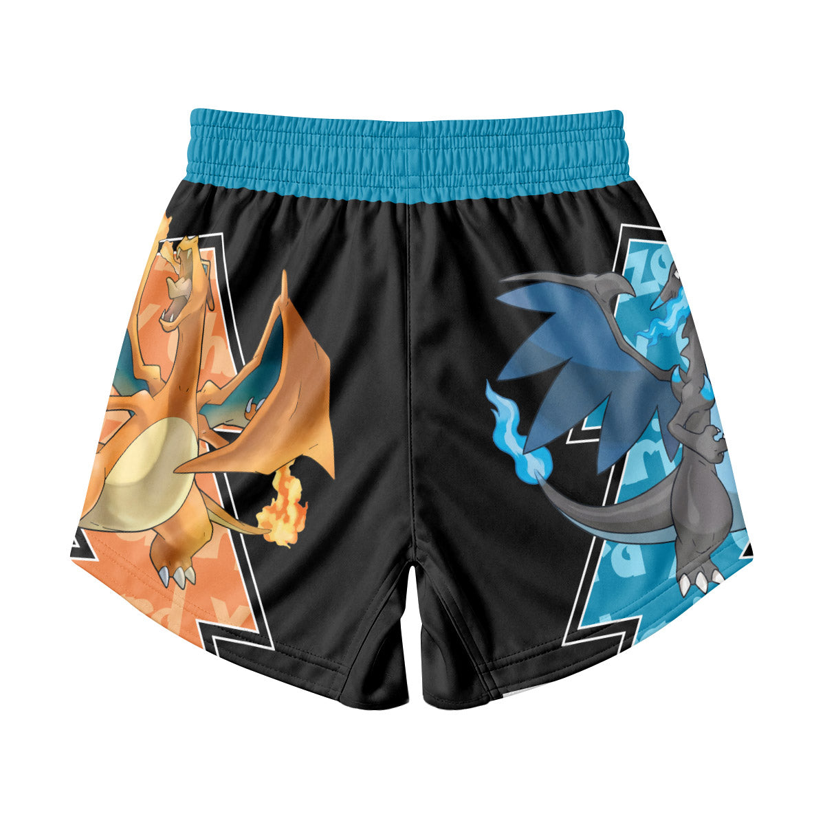 Pokemon Mega Charizard Kids Grappling Shorts