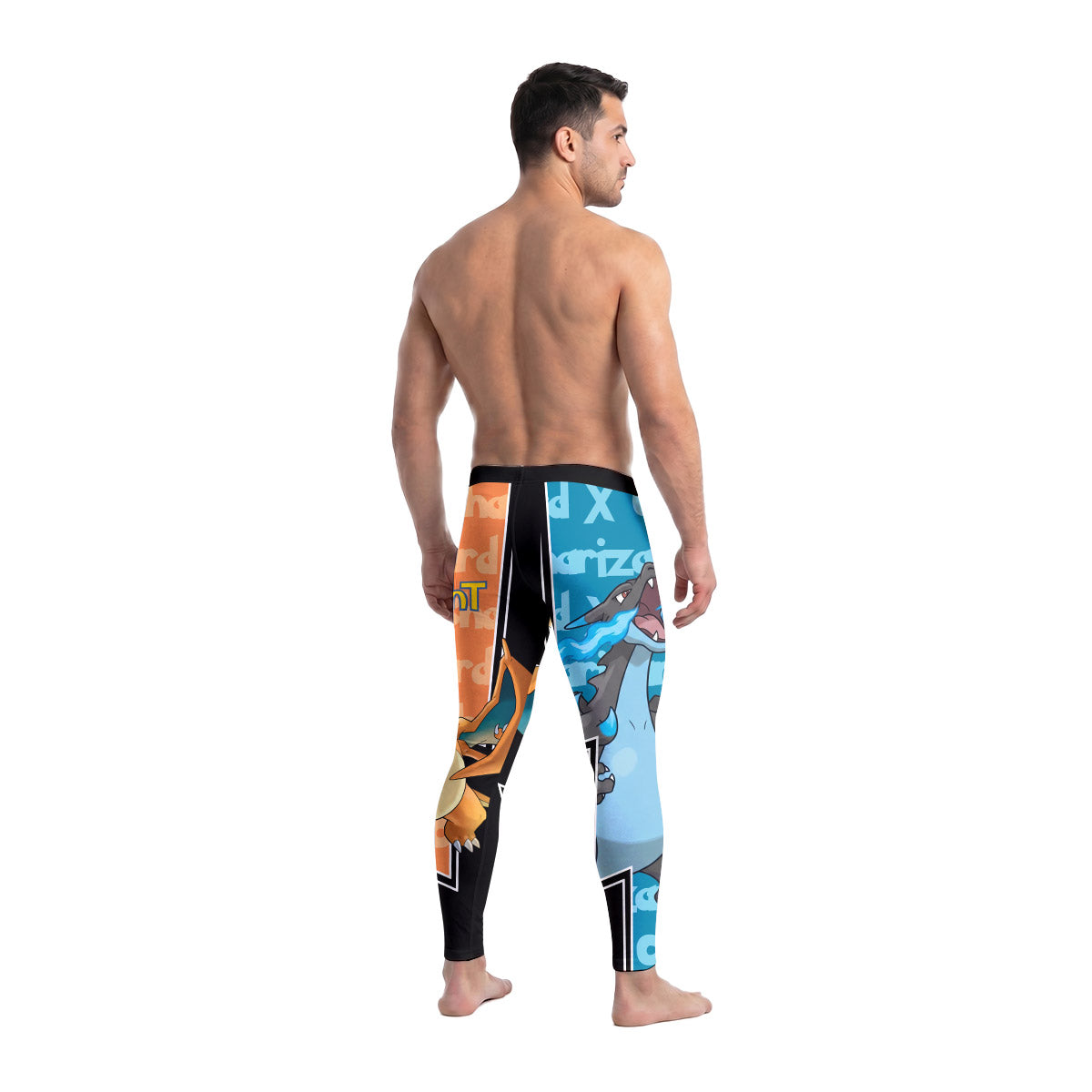  Pokemon Mega Charizard Men's Compression Leggings
