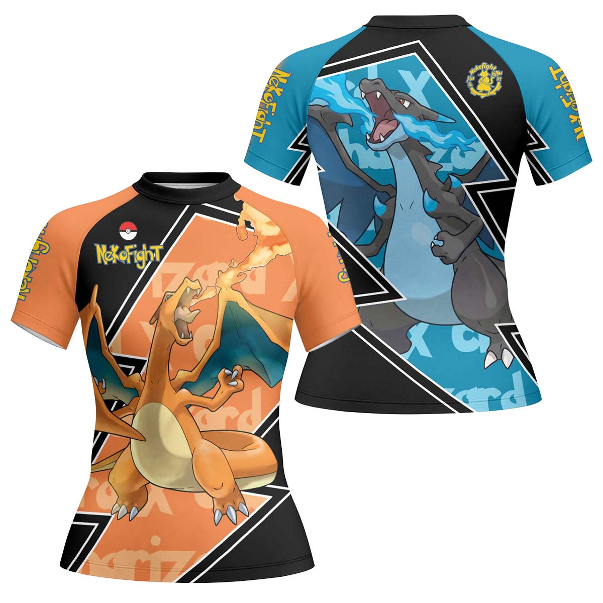 Pokemon Mega Charizard Rash Guard