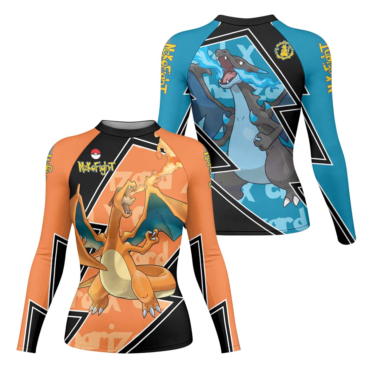 Pokemon Mega Charizard Rash Guard