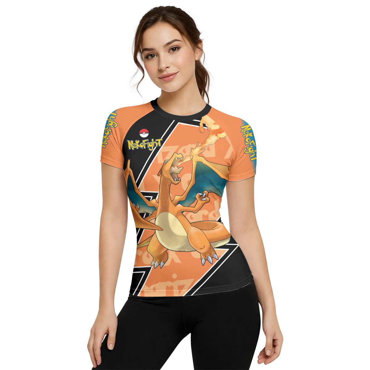 Pokemon Mega Charizard Rash Guard