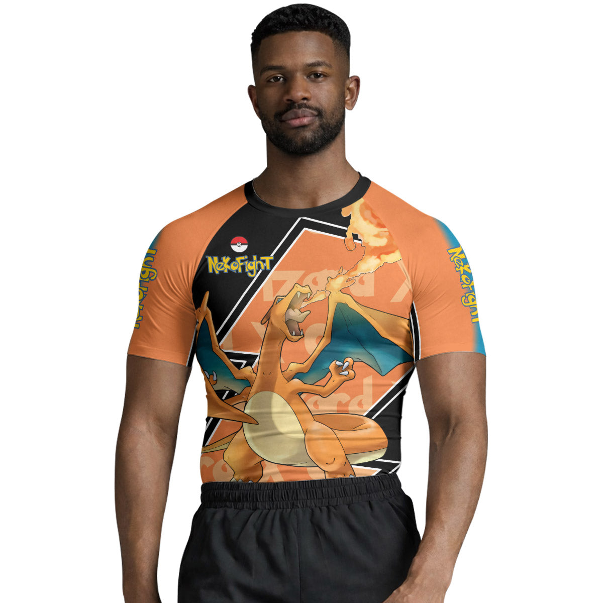 Pokemon Mega Charizard Rash Guard