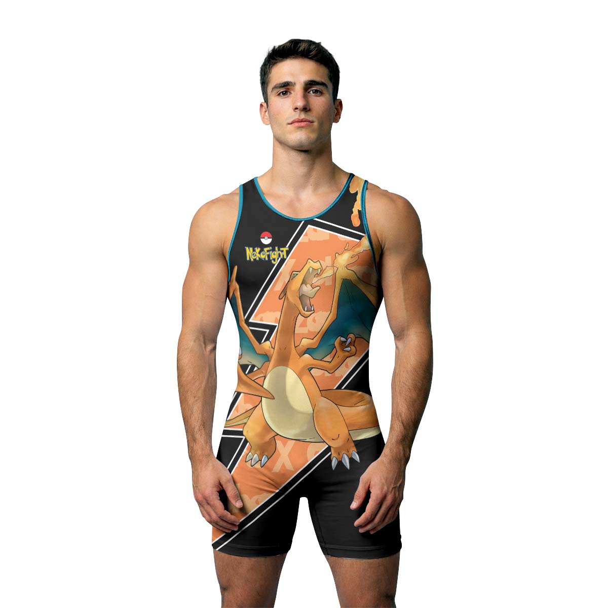 Pokemon Mega Charizard Wrestling Singlet