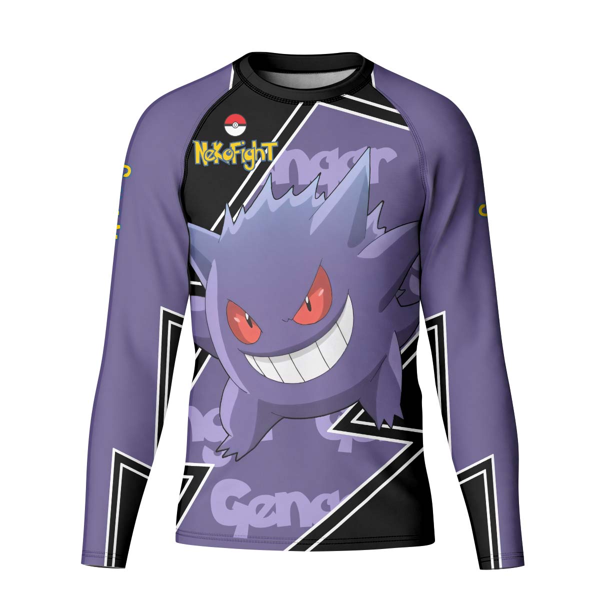 Pokemon Mega Gengar Kid Rash Guard