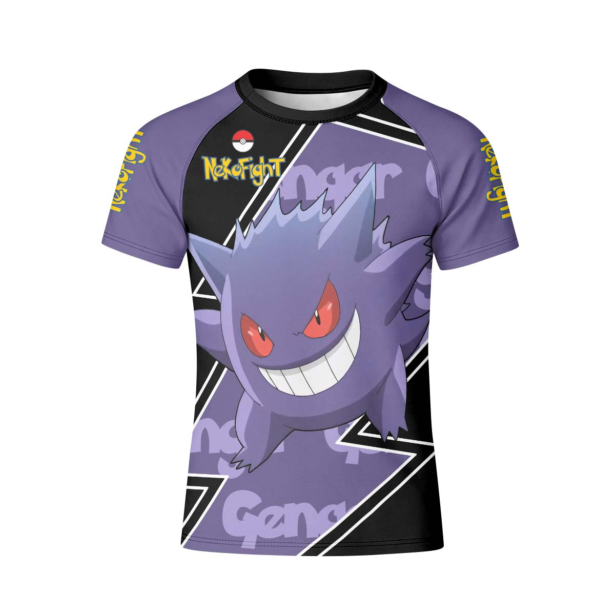Pokemon Mega Gengar Kid Rash Guard