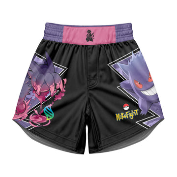 Pokemon Mega Gengar Kids Grappling Shorts