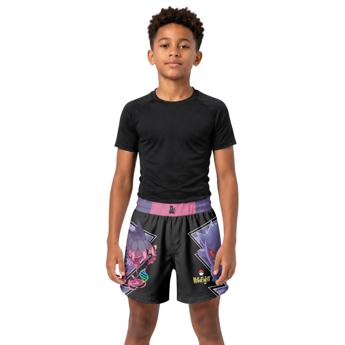 Pokemon Mega Gengar Kids Grappling Shorts