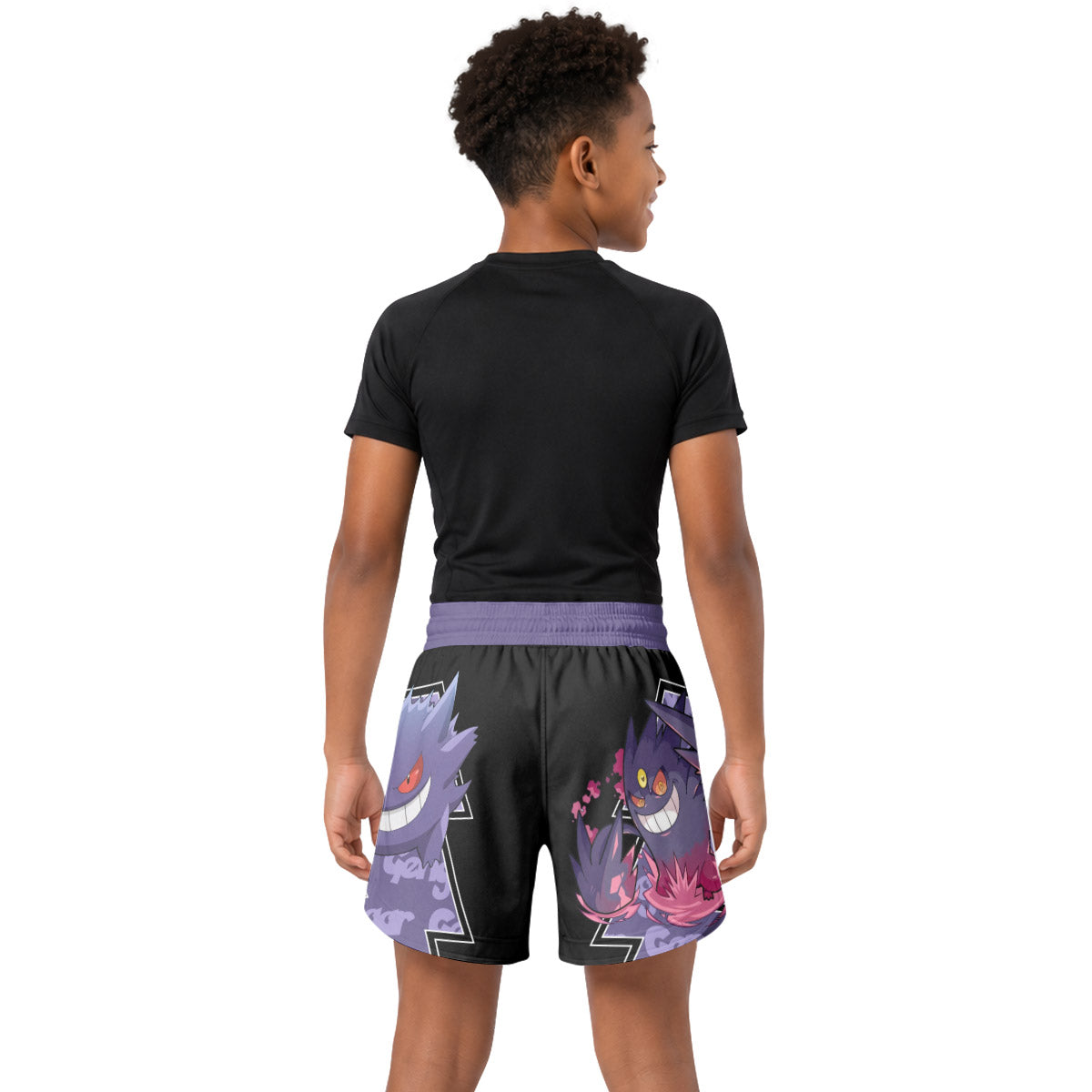 Pokemon Mega Gengar Kids Grappling Shorts