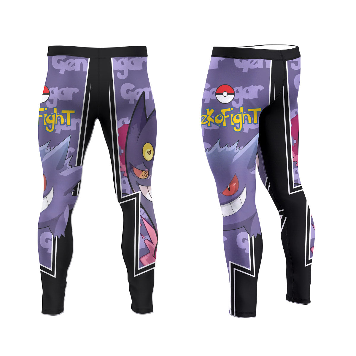  Pokemon Mega Gengar Men's Compression Leggings