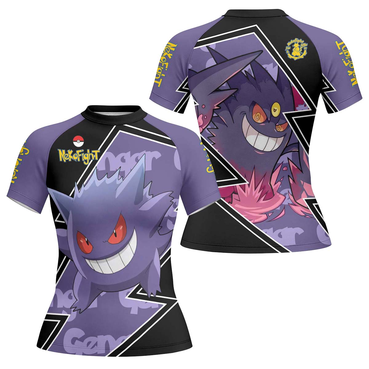 Pokemon Mega Gengar Rash Guard