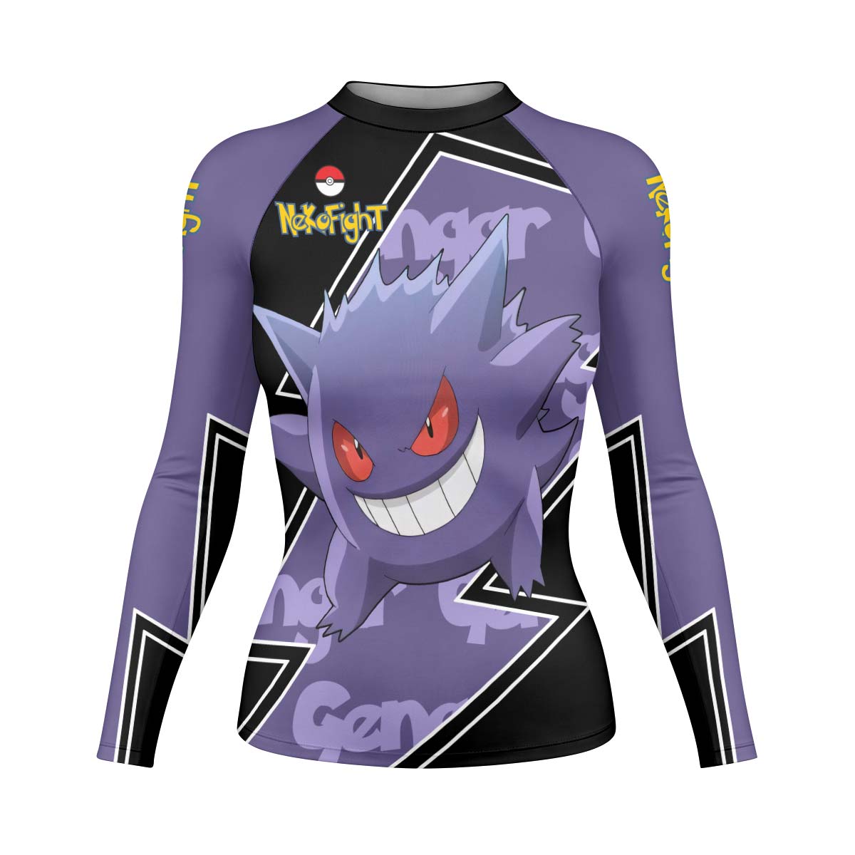 Pokemon Mega Gengar Rash Guard