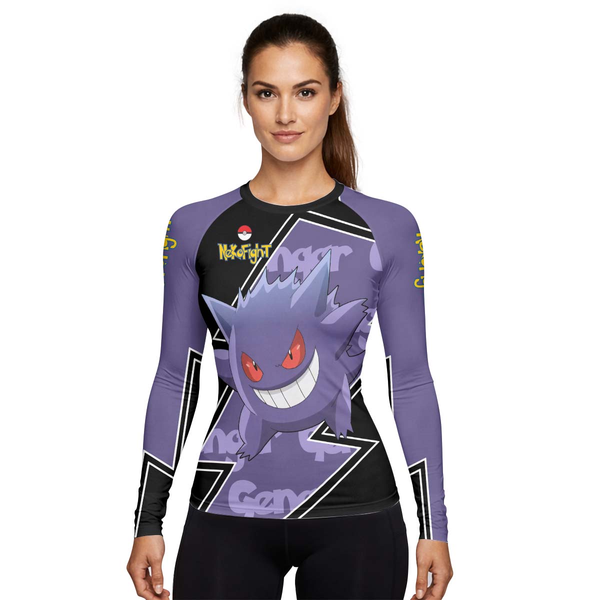 Pokemon Mega Gengar Rash Guard