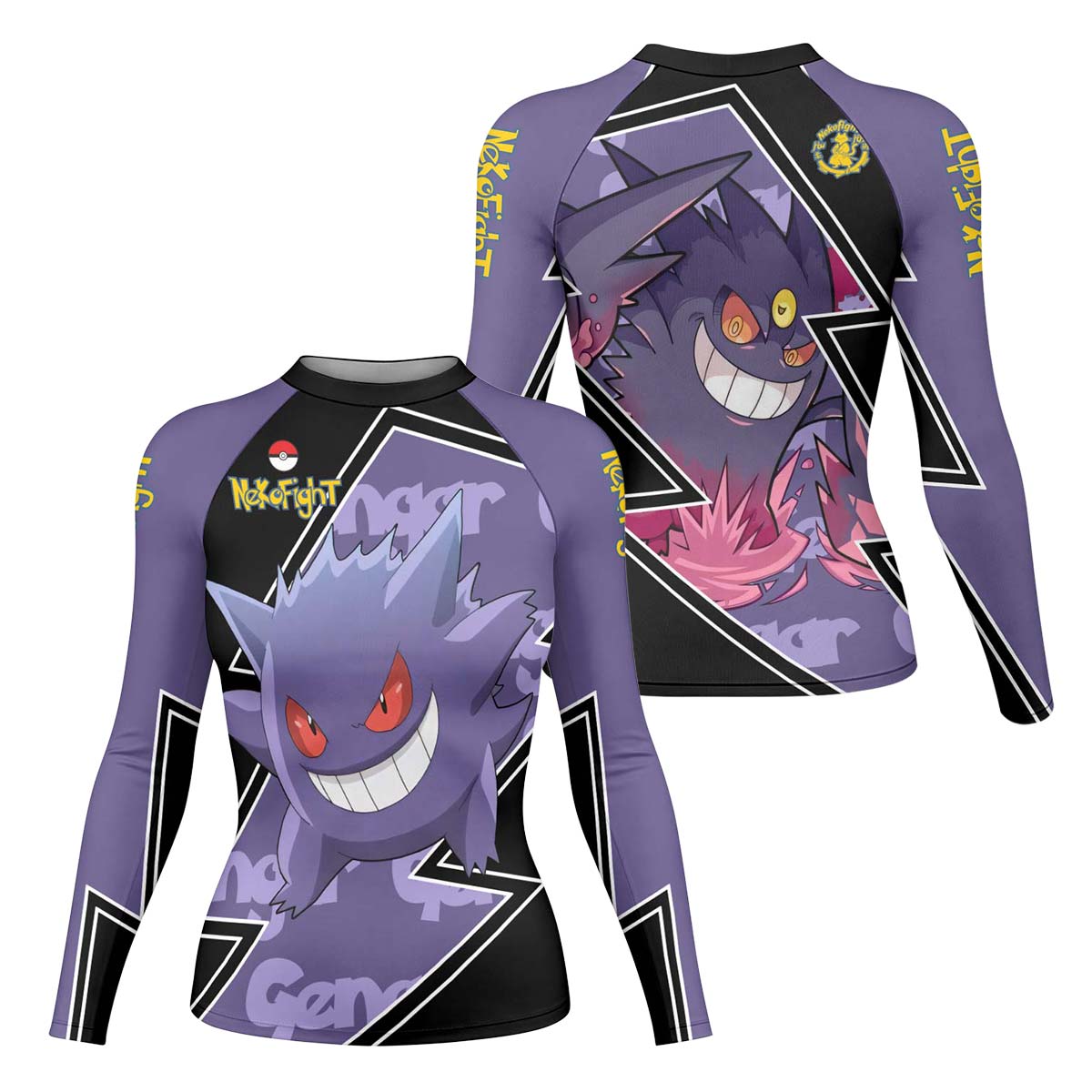 Pokemon Mega Gengar Rash Guard