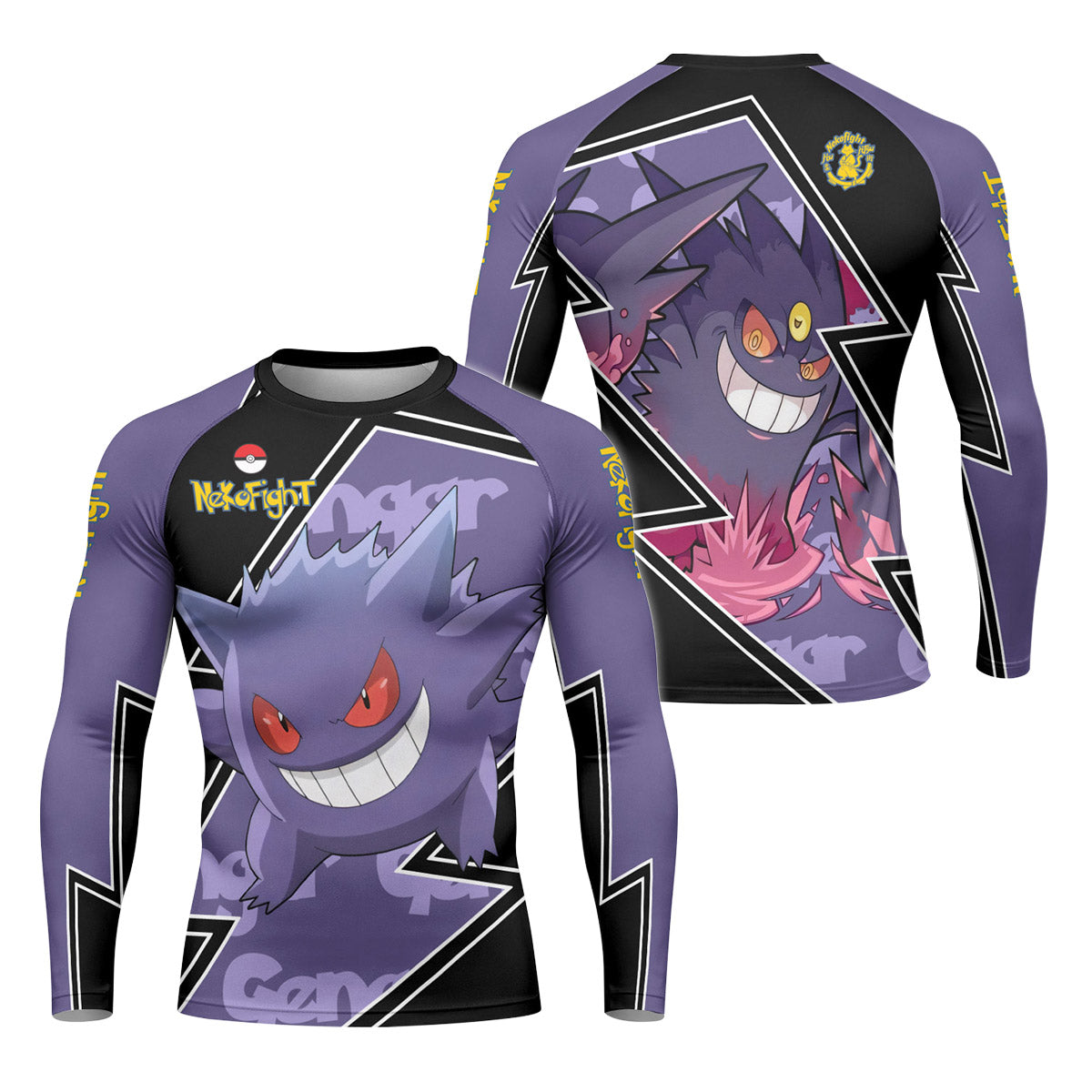 Pokemon Mega Gengar Rash Guard