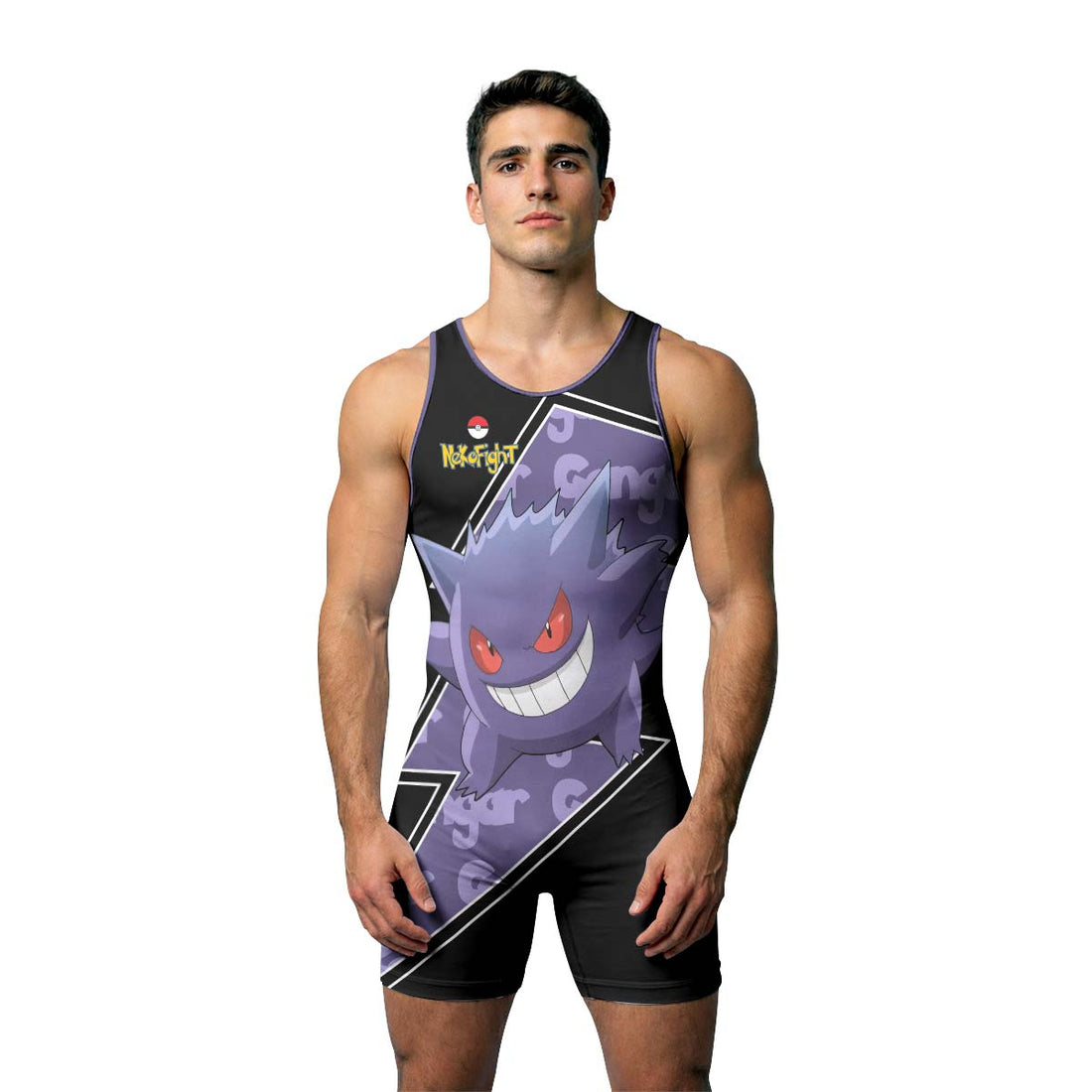 Pokemon Mega Gengar Wrestling Singlet