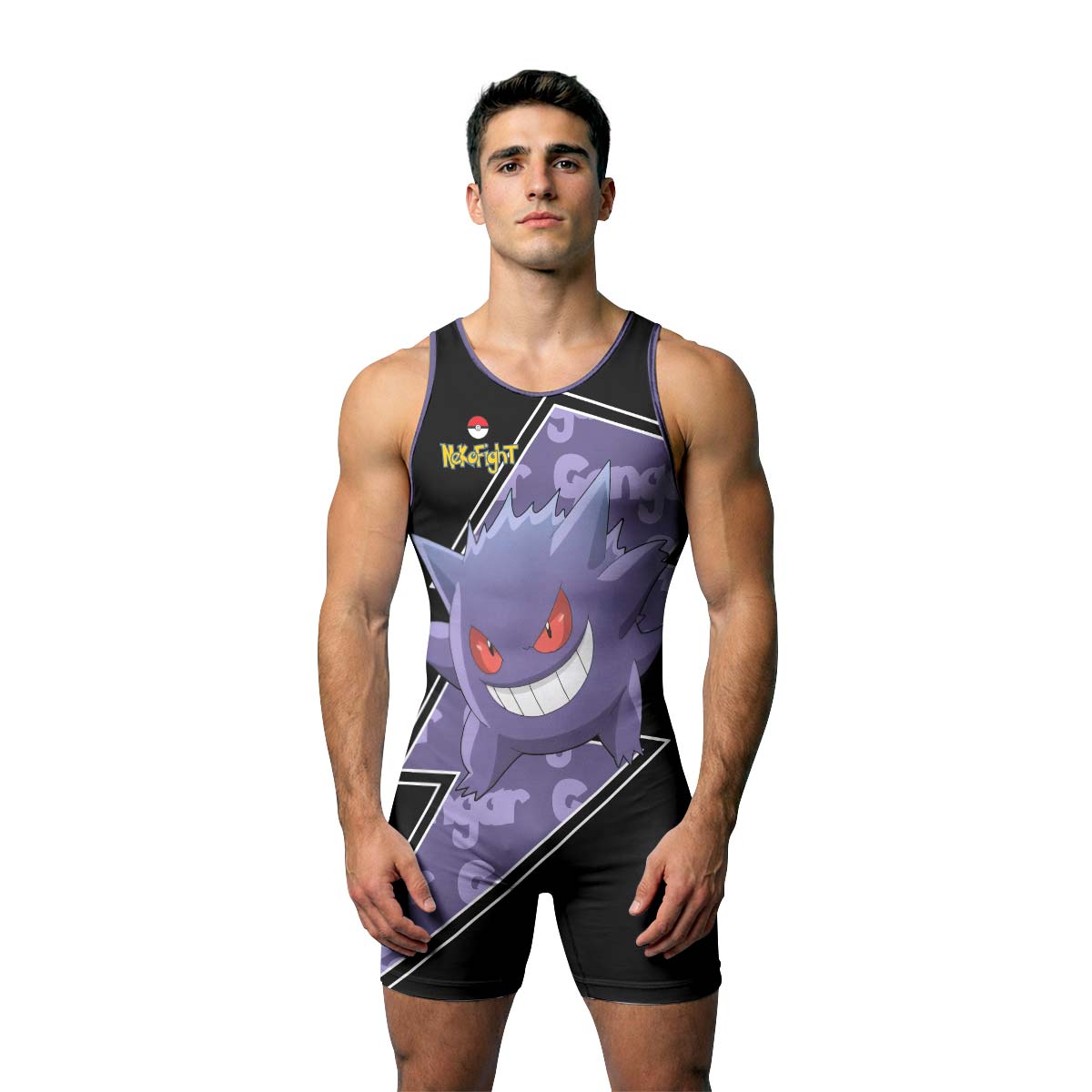 Pokemon Mega Gengar Wrestling Singlet