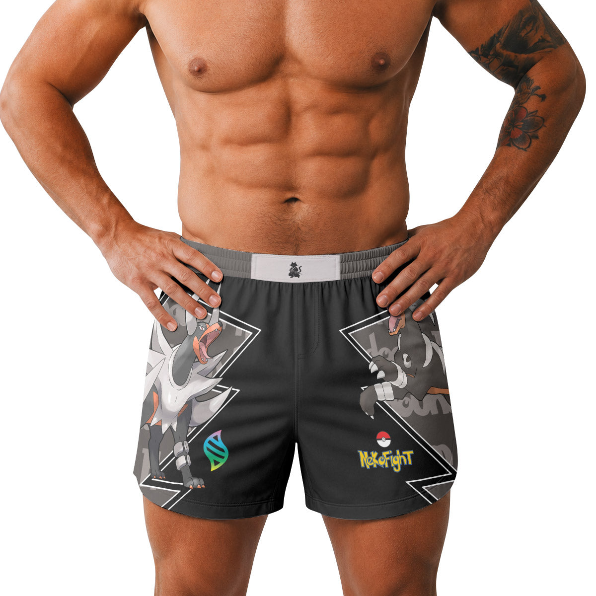 Pokemon Mega Houndoom Grappling Shorts