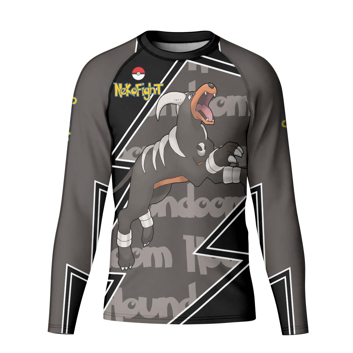Pokemon Mega Houndoom Kid Rash Guard