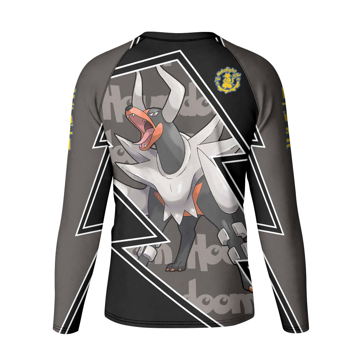Pokemon Mega Houndoom Kid Rash Guard