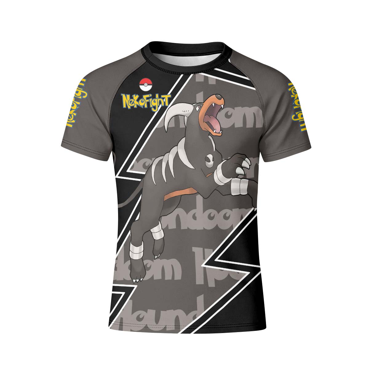 Pokemon Mega Houndoom Kid Rash Guard