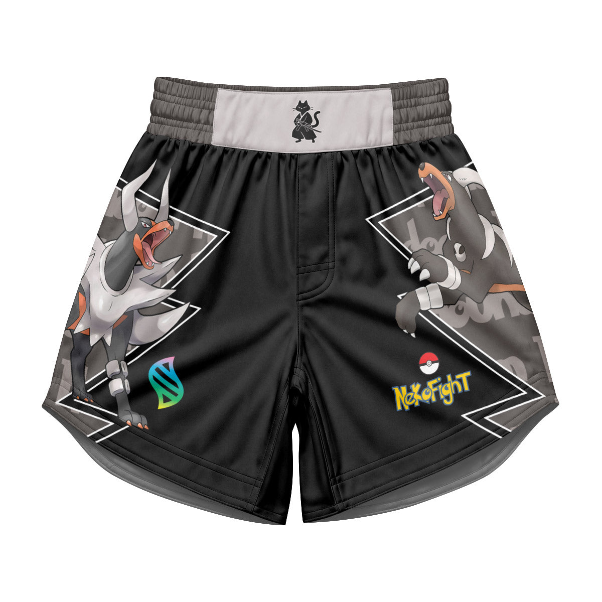 Pokemon Mega Houndoom Kids Grappling Shorts