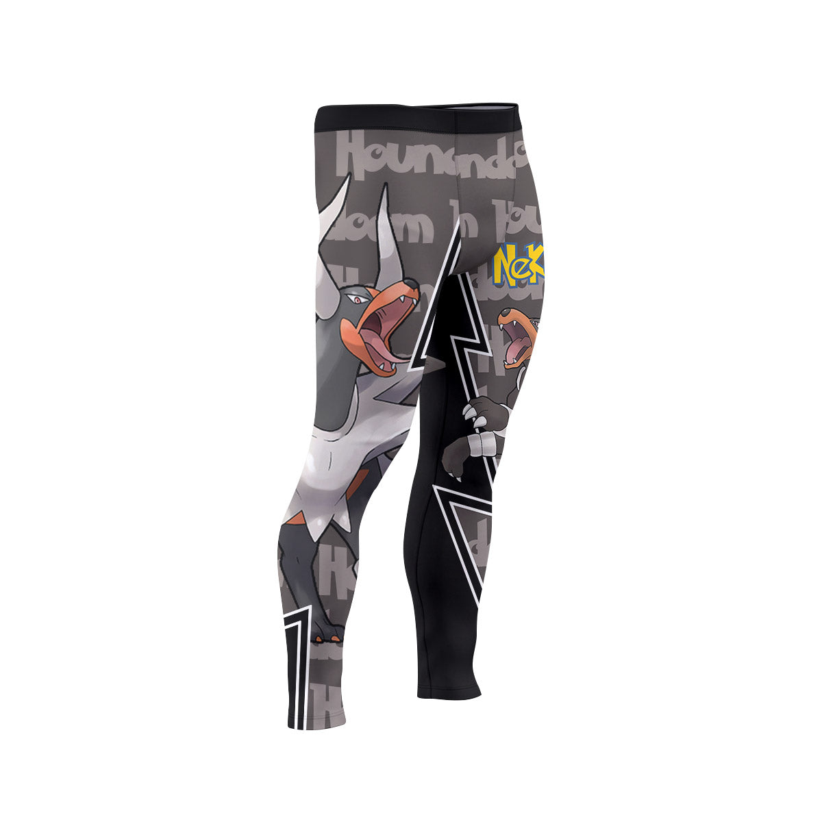  Pokemon Mega Houndoom Men's Compression Leggings