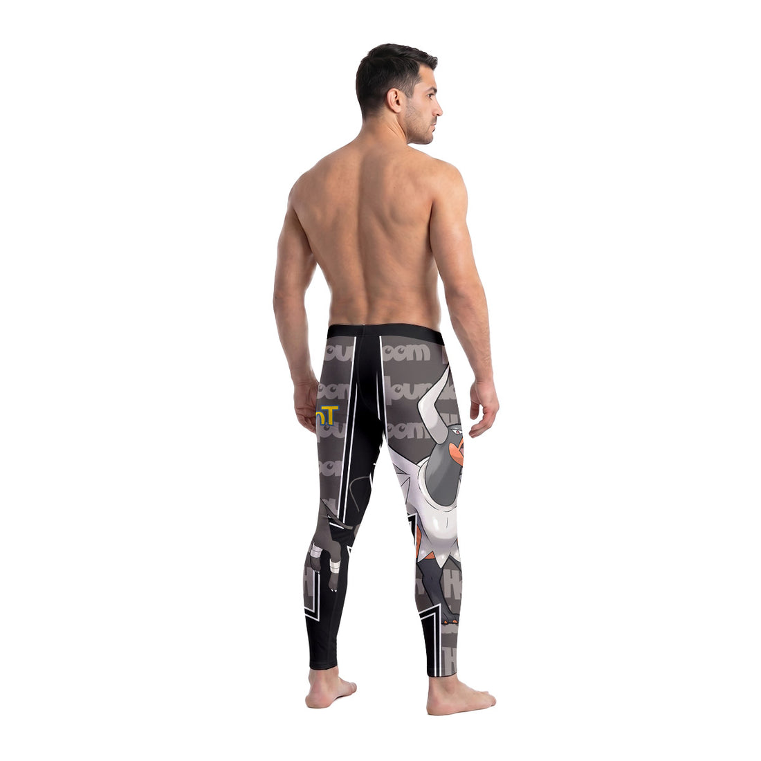  Pokemon Mega Houndoom Men's Compression Leggings