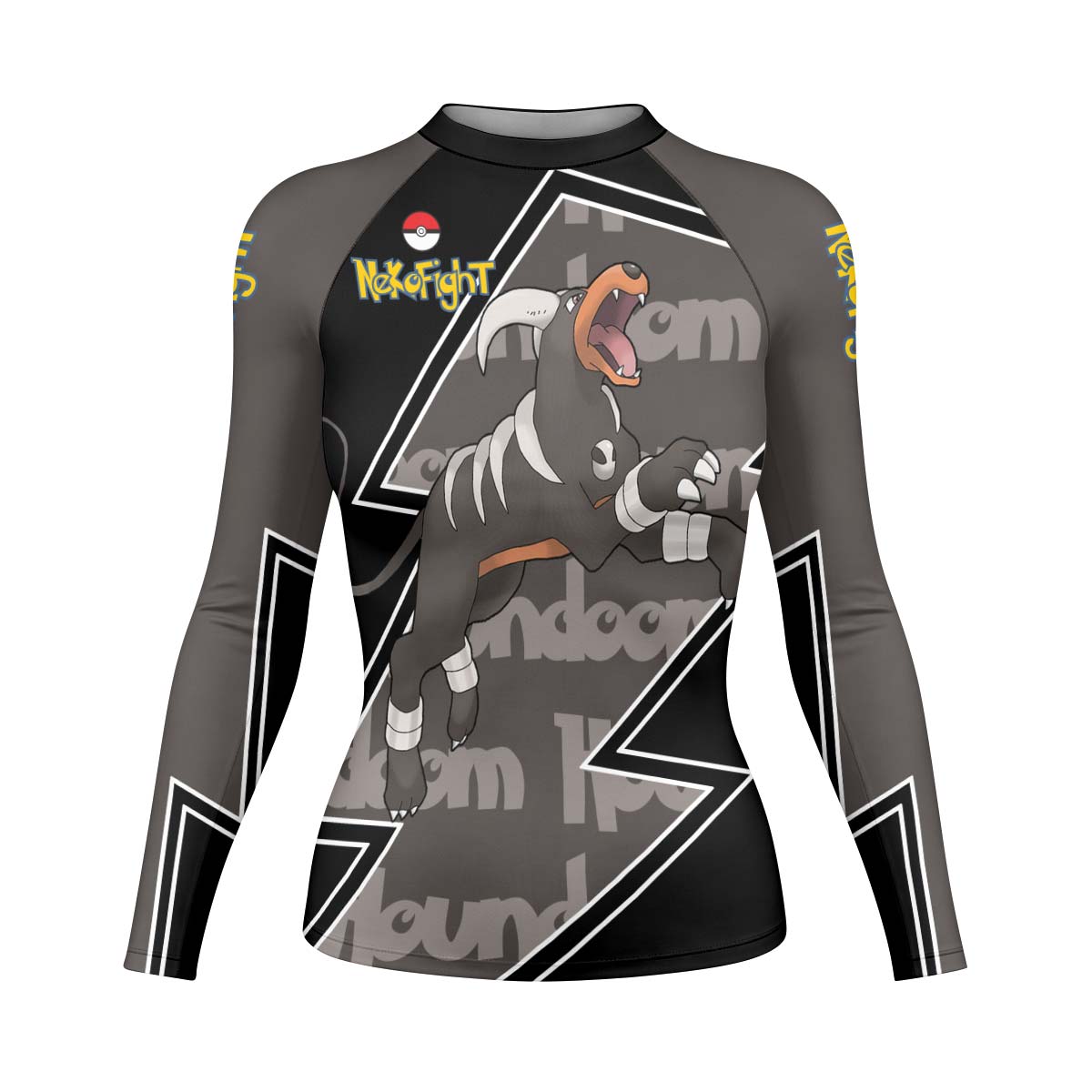 Pokemon Mega Houndoom Rash Guard
