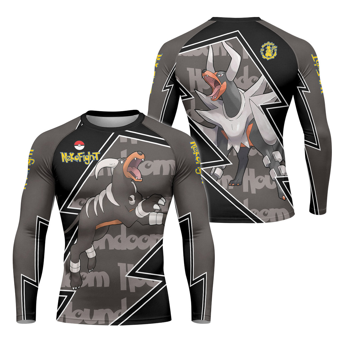 Pokemon Mega Houndoom Rash Guard