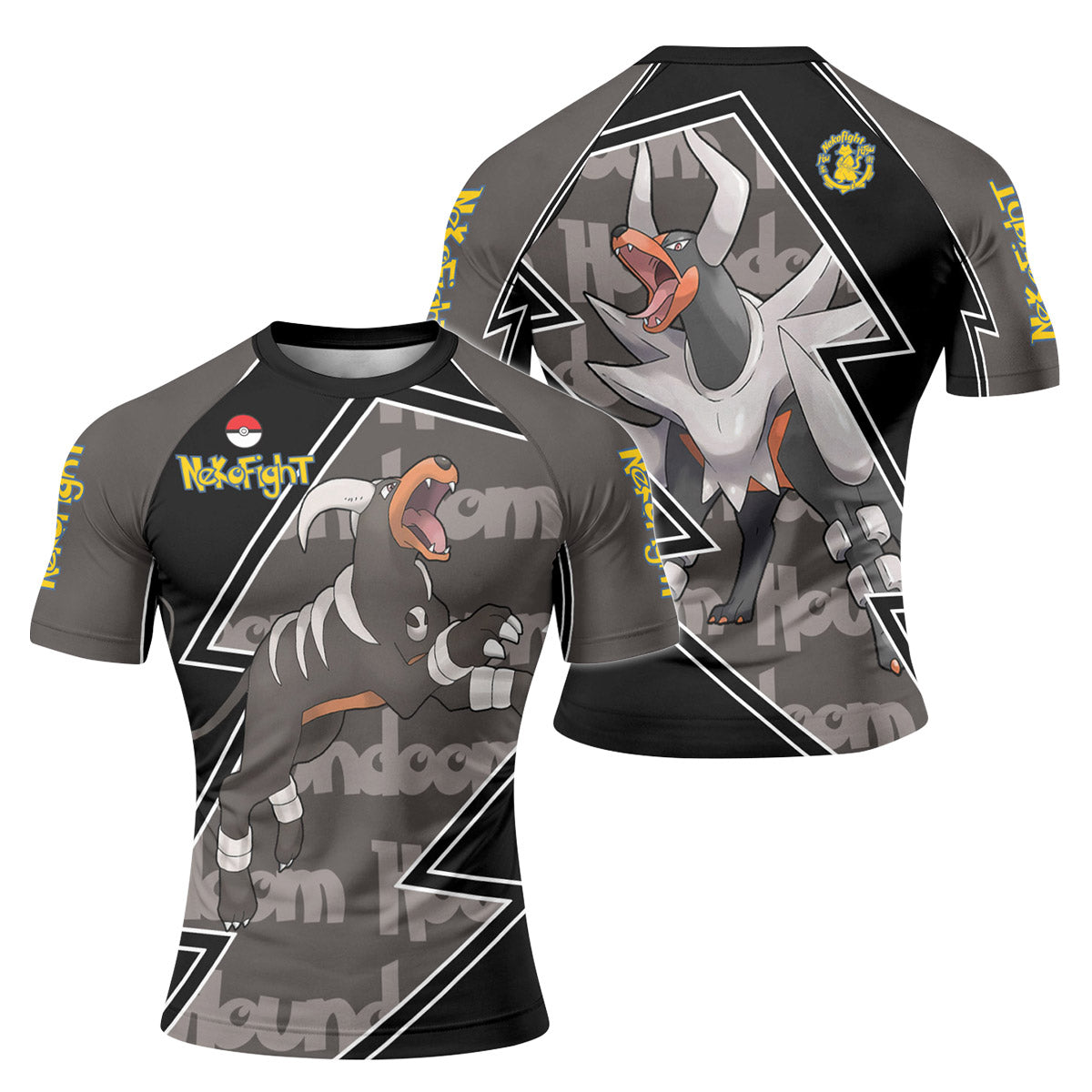 Pokemon Mega Houndoom Rash Guard