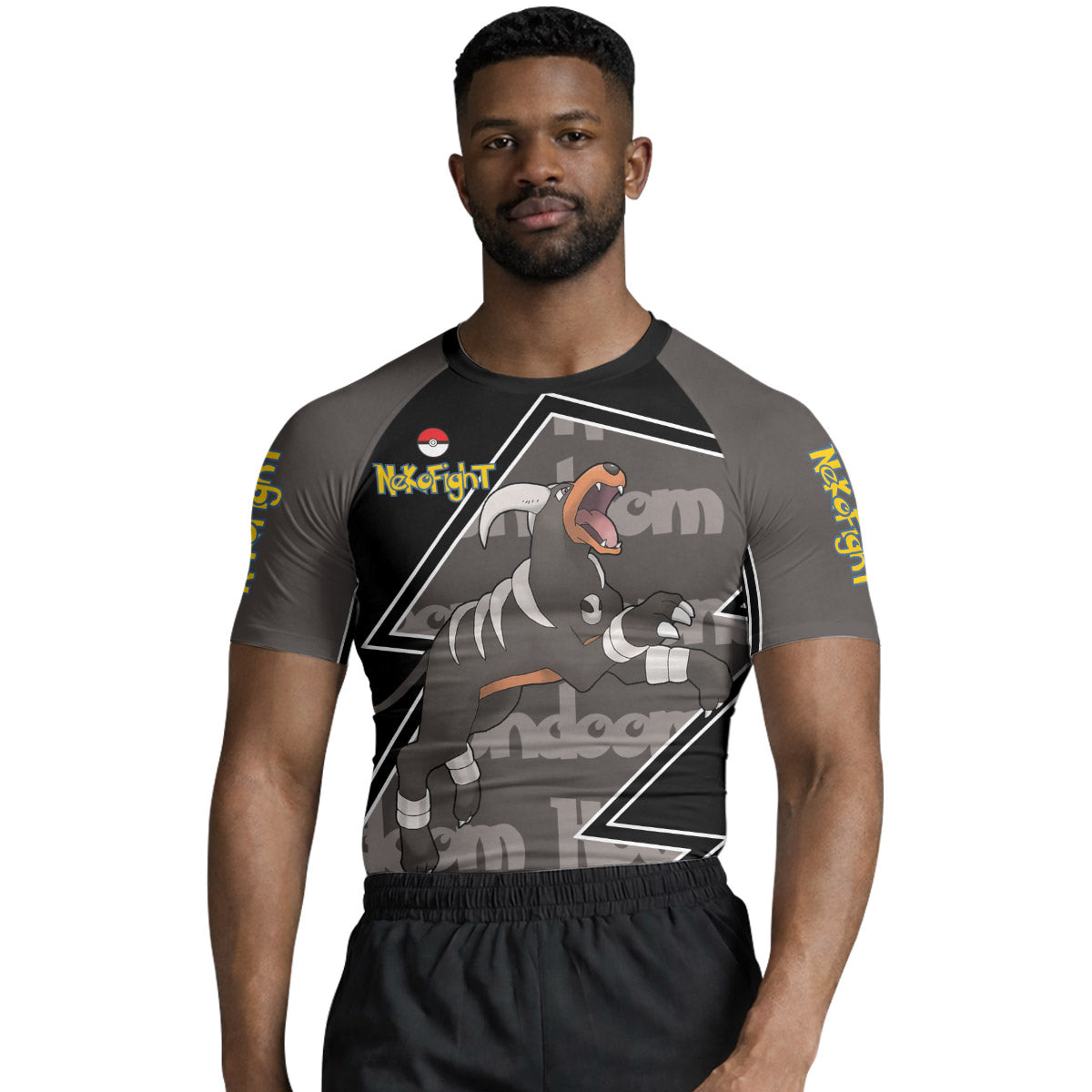 Pokemon Mega Houndoom Rash Guard